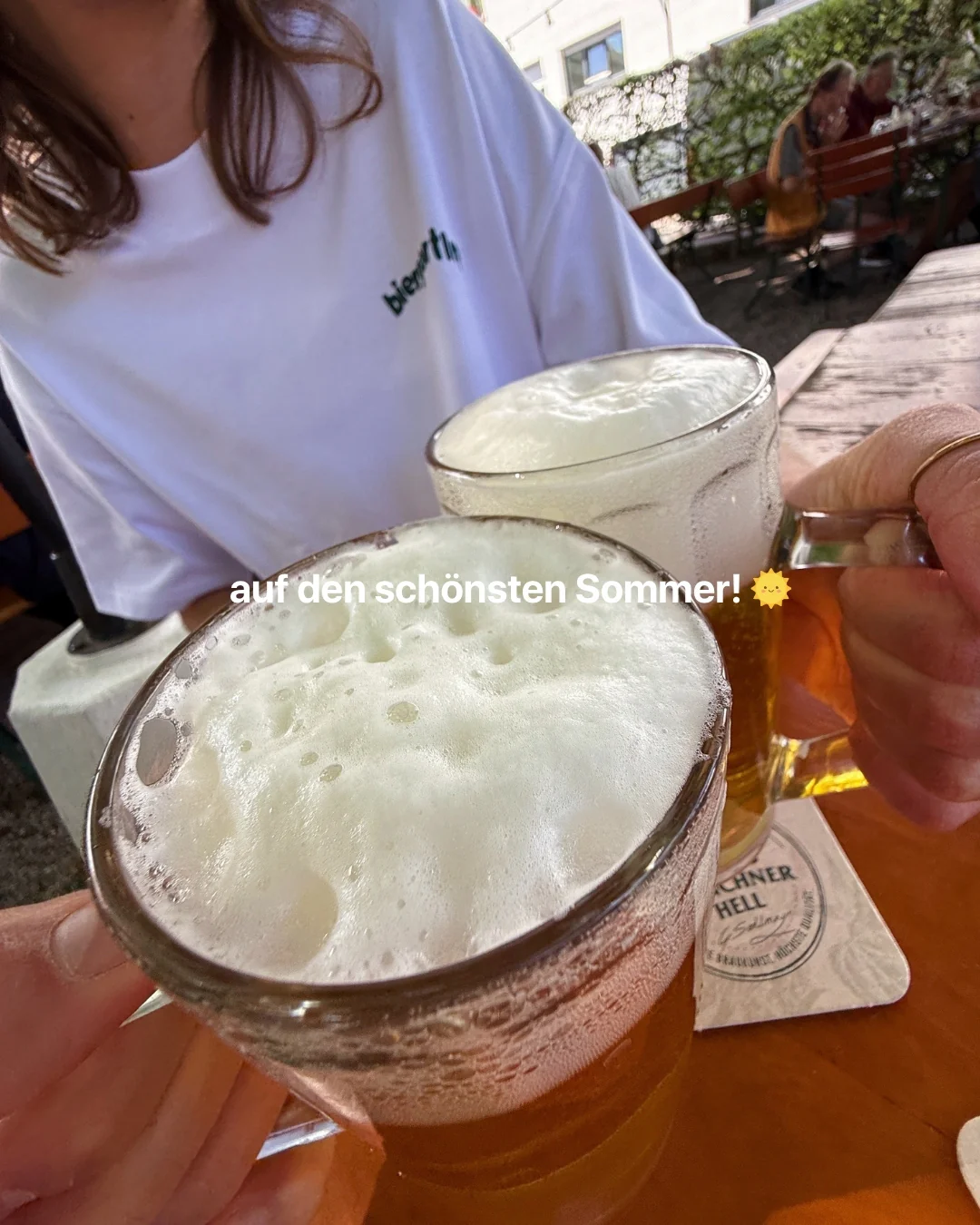 Biergartln T-Shirt heavyweight - Image 8