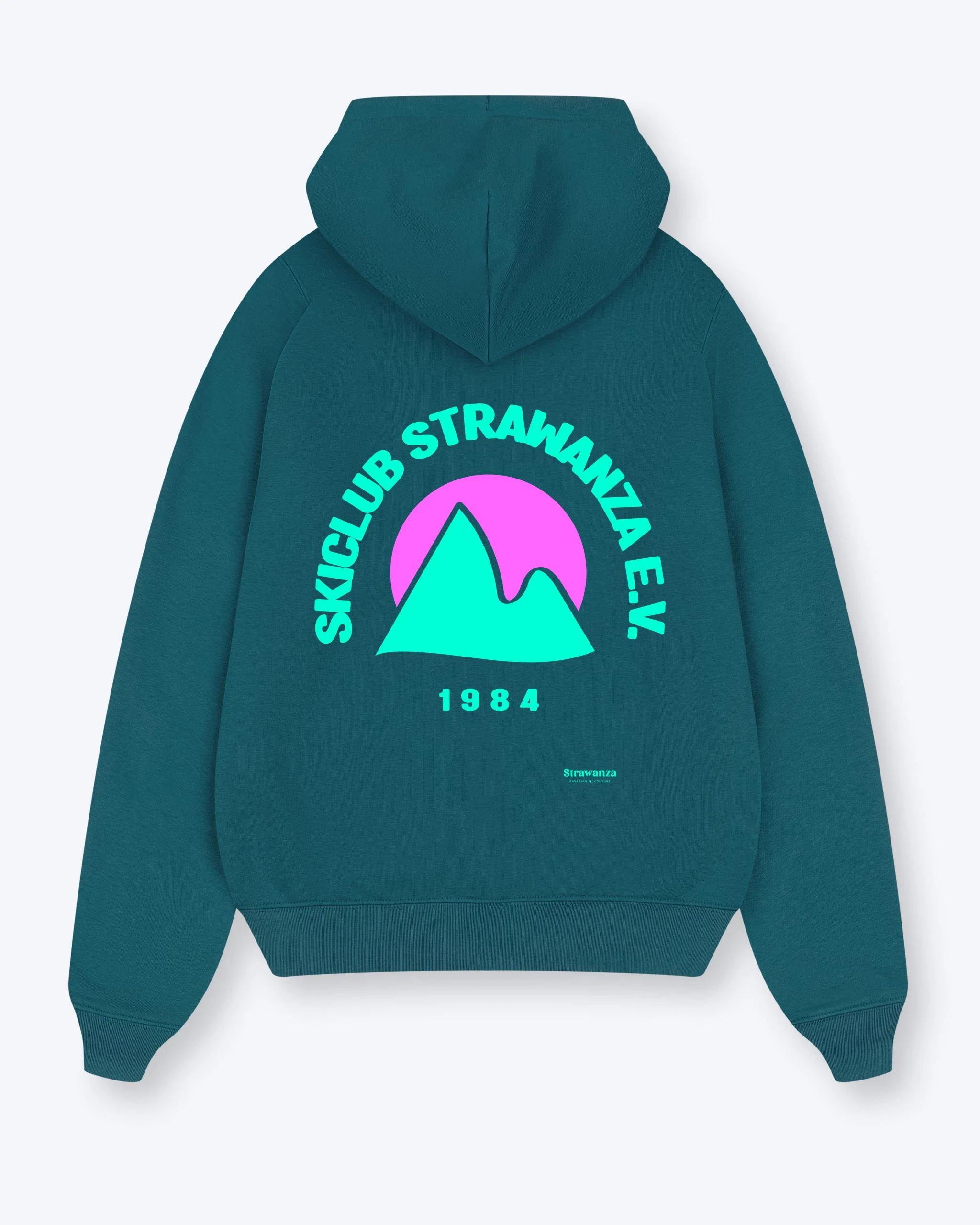 Skiclub Strawanza Hoodie Petrol
