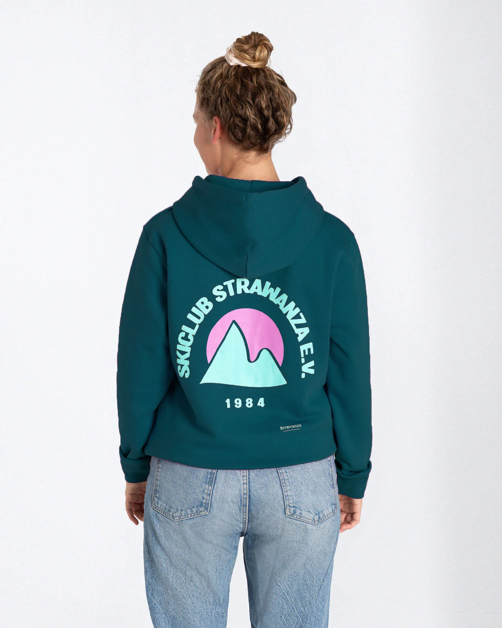 Skiclub Strawanza Hoodie Petrol - Image 4