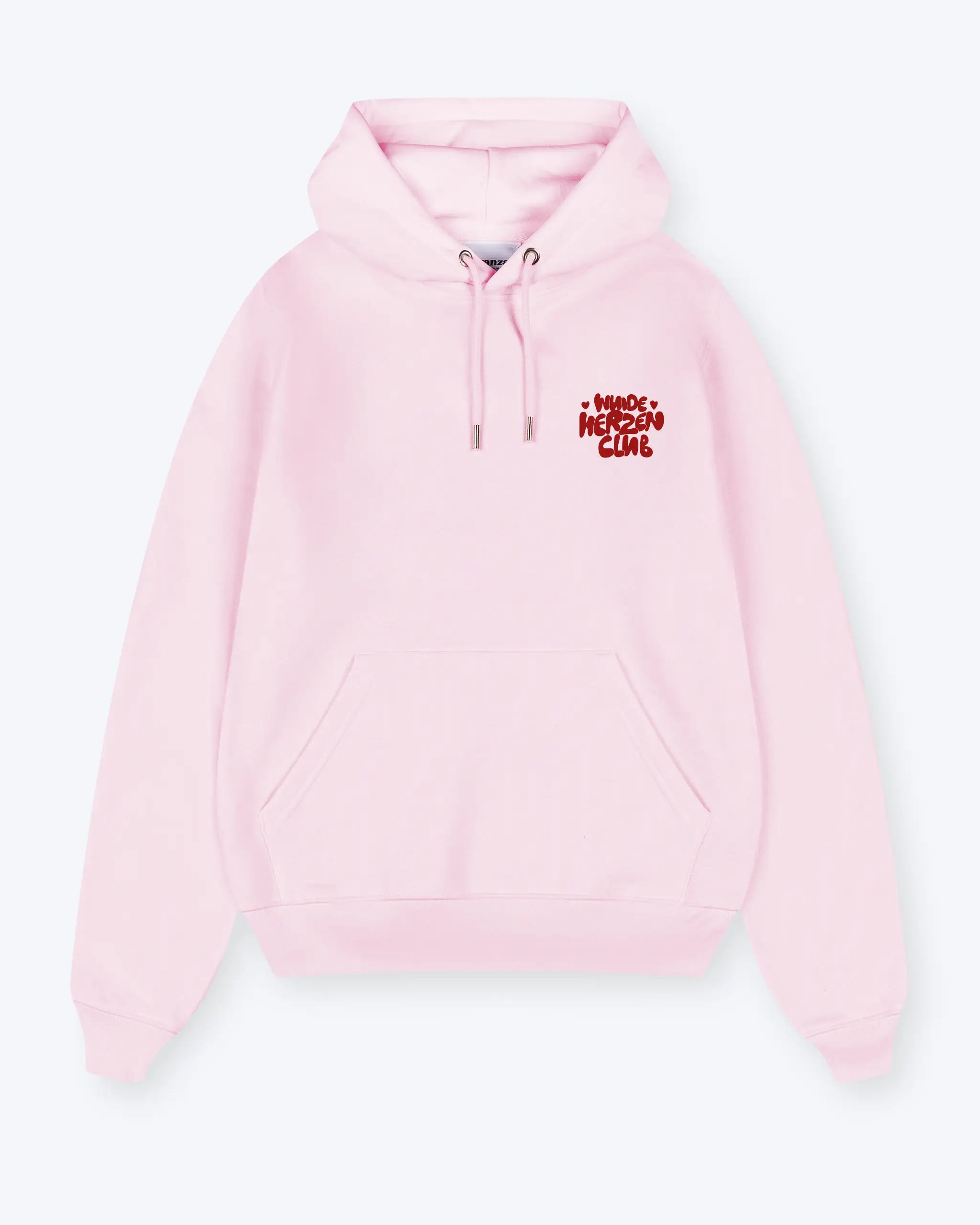 Wuide Herzen Club Hoodie rosa - Image 3